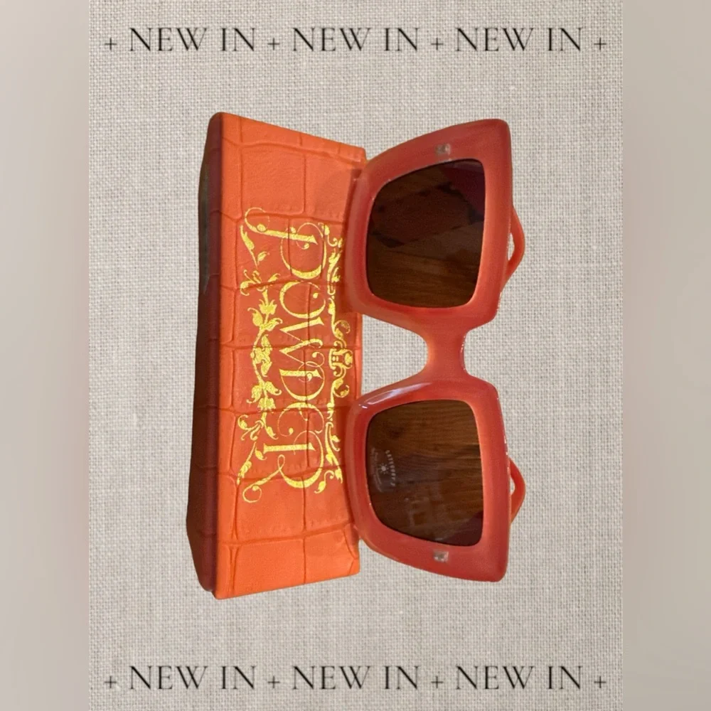 Powder Polly Sunglasses‎ Coral UV Protection NWT